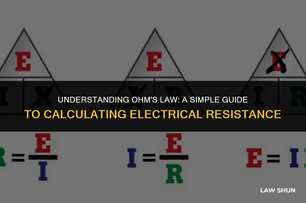 how do you calculate ohms law