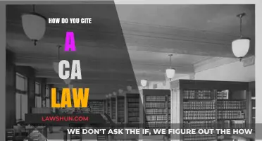 Mastering Legal Citations: A Guide to Citing California Law