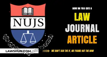 Mastering Legal Citations: How to Cite a Law Journal Article