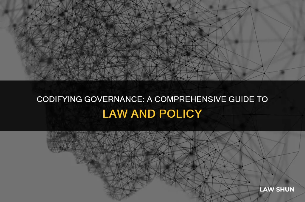 how do you codify law gov