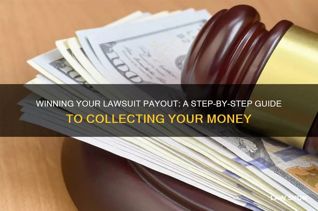 how do you collect money from a law suit