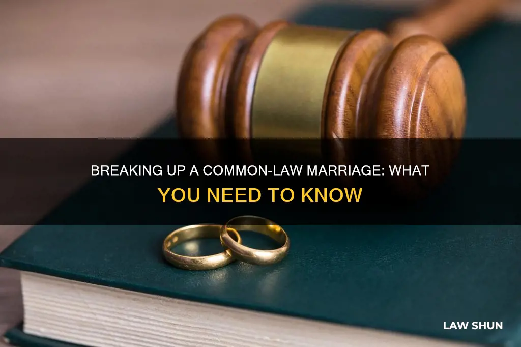 how do you disolve a common law marr