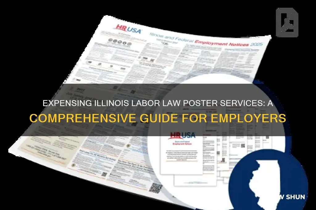 how do you expense illinois labor law poster service