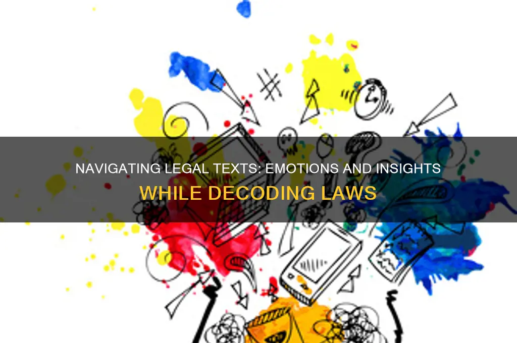 how do you feel while reading and understanding the laws