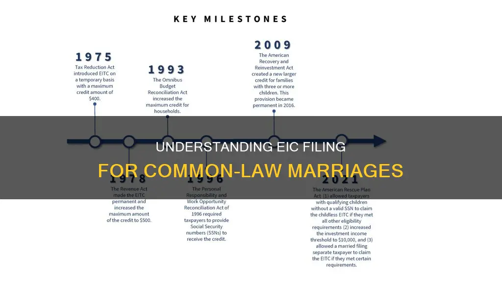 how do you file eic when common law married