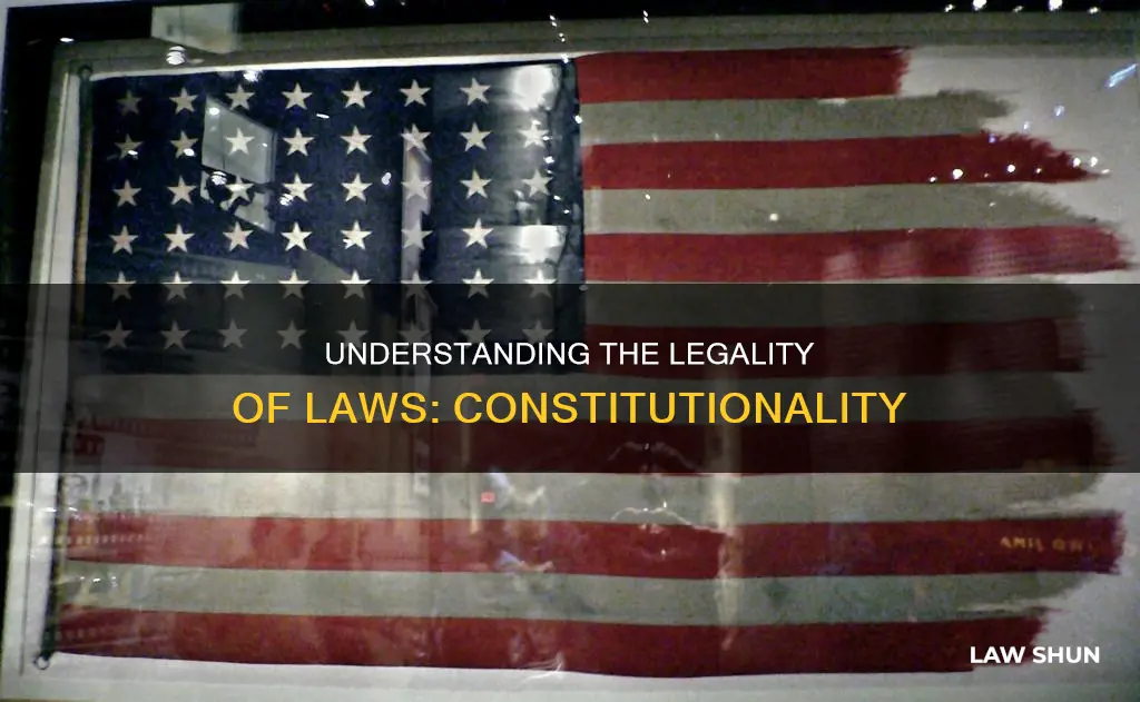 how do you know if a law is constitutional