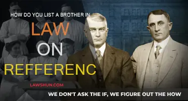 Reference Listing: Brother-in-Law Edition
