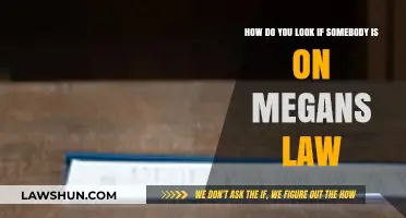 How to Check if Someone is Listed on Megan's Law