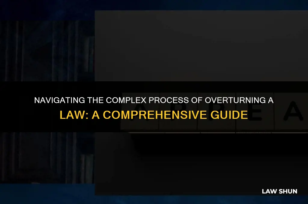 how do you overturn a law