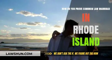Proving Common Law Marriage in Rhode Island