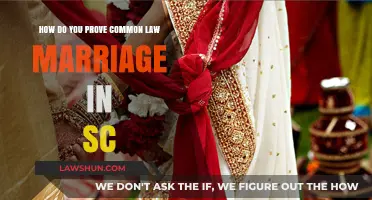 Proving Common Law Marriage in South Carolina