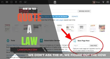 Understanding Legal Citations: A Guide to Quoting Laws Accurately