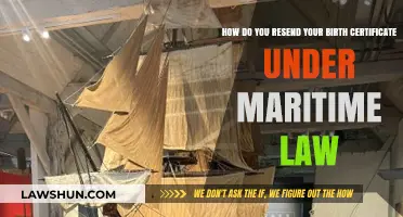 Resending Your Birth Certificate Under Maritime Law: A Step-by-Step Guide