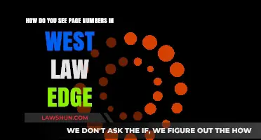 Navigating West Law Edge: A Quick Guide to Viewing Page Numbers