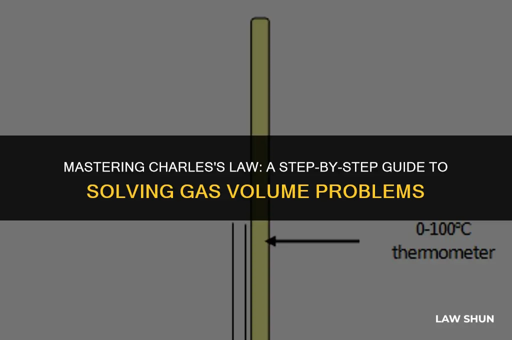 how do you solve charles law