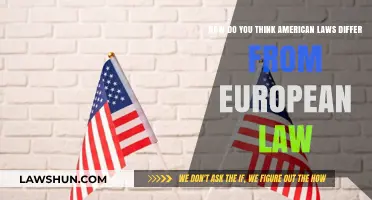 Comparing Legal Landscapes: American vs. European Law Differences Explored