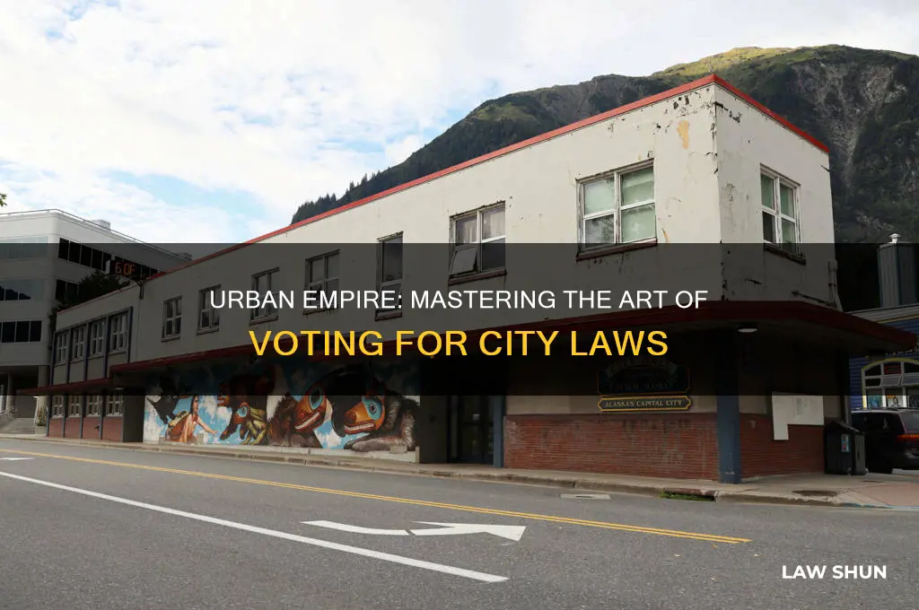 how do you vote for laws in urban empire