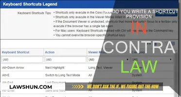 Shortcut Provisions: Crafting Enforceable Contract Clauses