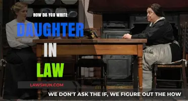 Mastering the Art of Writing 'Daughter-in-Law' Correctly and Confidently