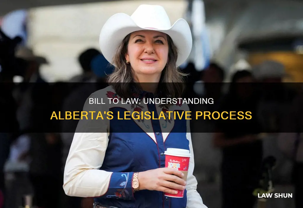 how does a bill become a law in alberta