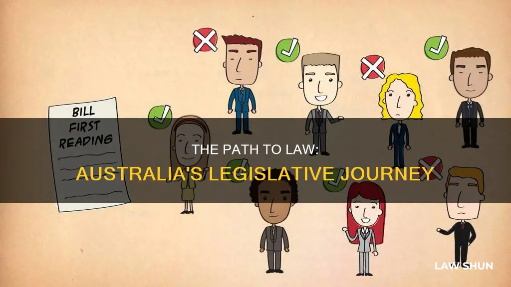 how does a bill become a law in australia