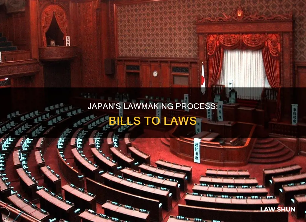 how does a bill become a law in japan