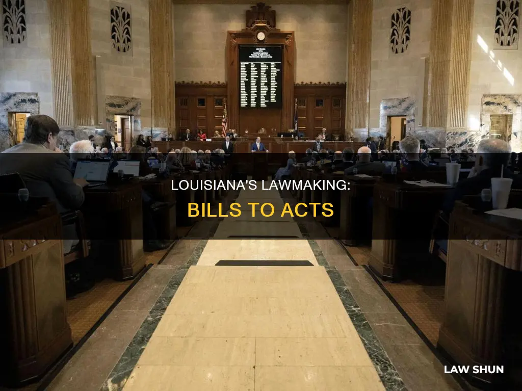 how does a bill become a law in louisiana