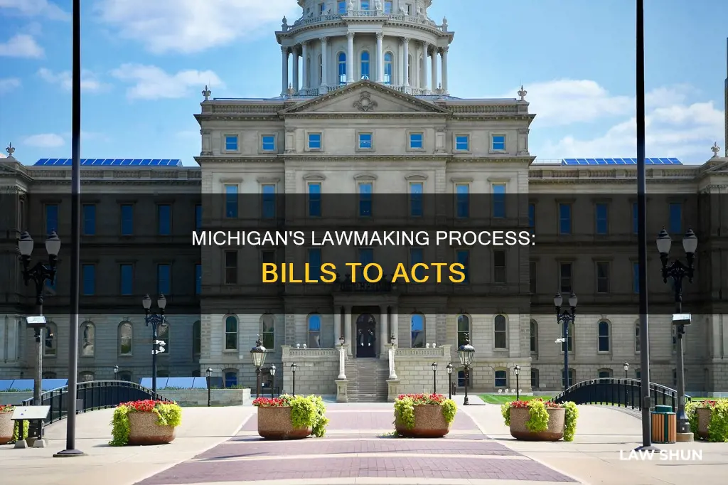 how does a bill become a law in michigan