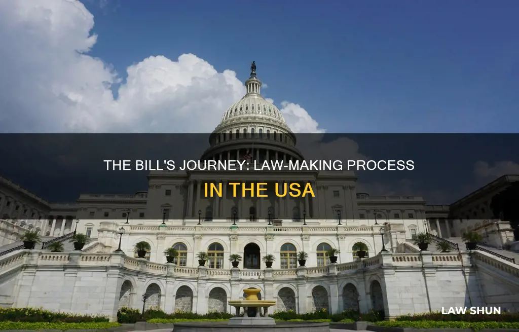 how does a bill become a law in usa