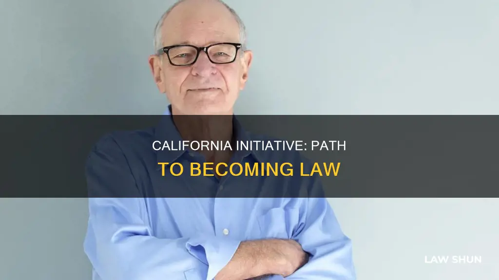 how does a california initiative become a law