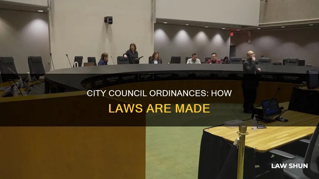 how does a city council ordiance become law