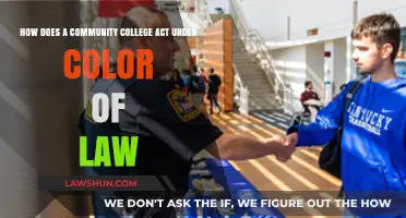 Community Colleges and Legal Authority: Understanding Actions Under Color of Law