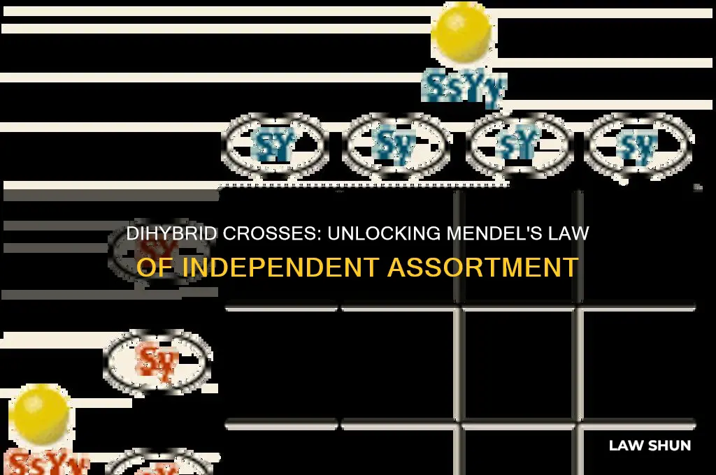 how does a dihybrid cross support mendel