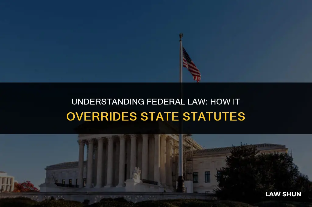 how does a federaal law prevail