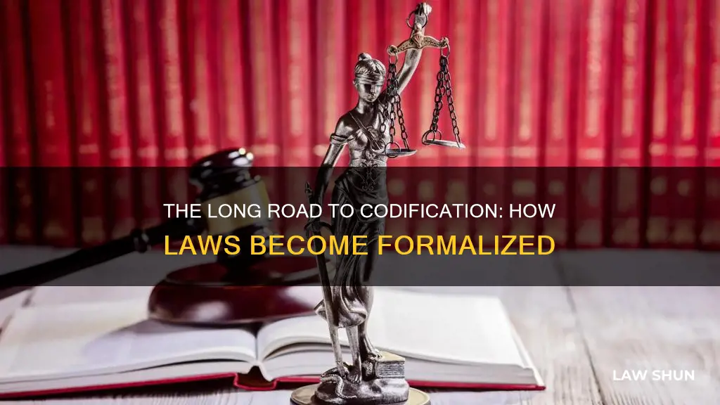 how does a law become codified