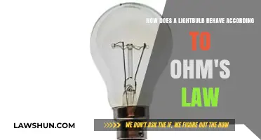 Understanding Lightbulb Behavior Through Ohm's Law: Voltage, Current, Resistance