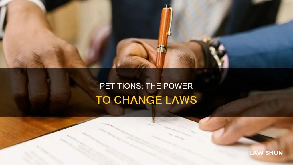 how does a petition become law