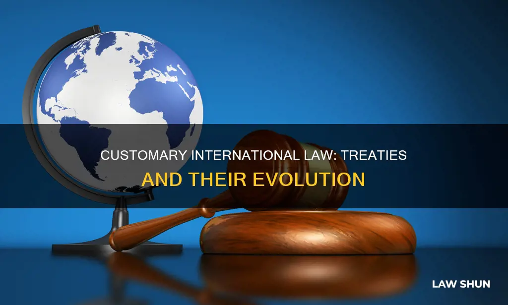 how does a treaty become customary international law