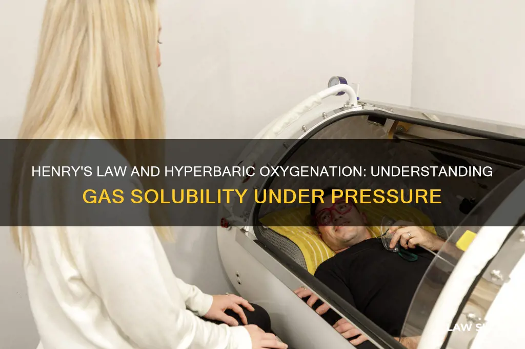 how does ahenrys law relate to hyperberic oxygenation