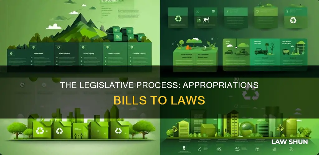 how does anappropriations bill become a law