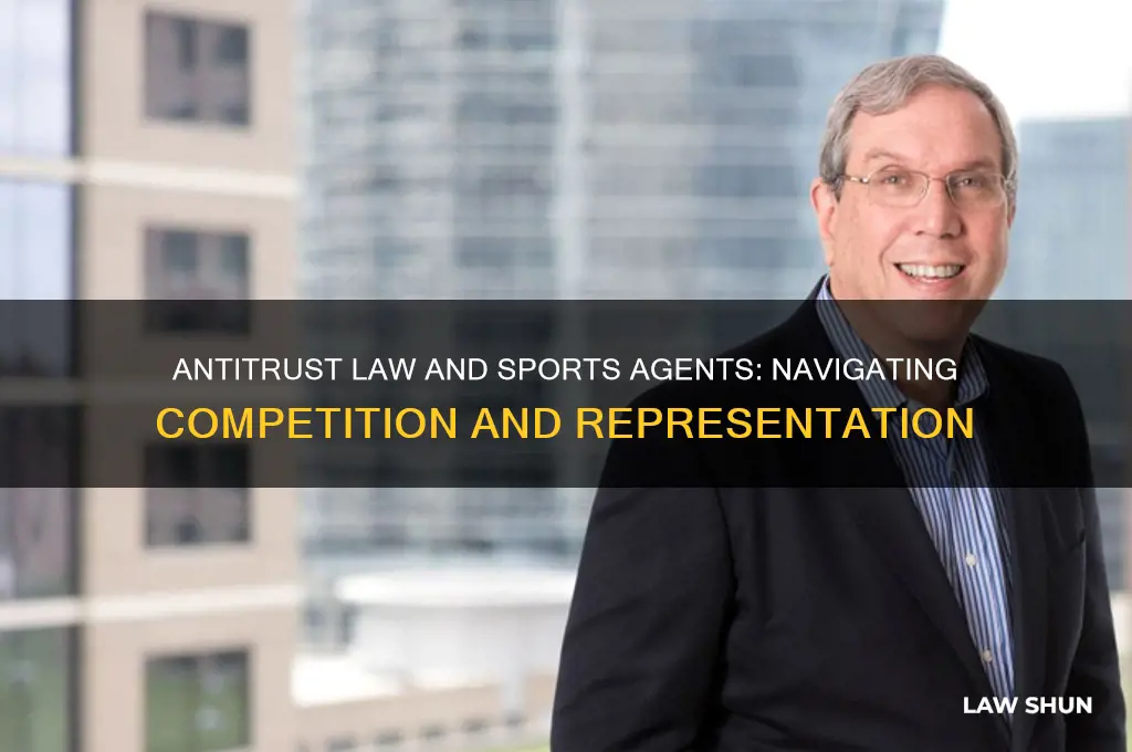 how does antitrust law relate to sports agents