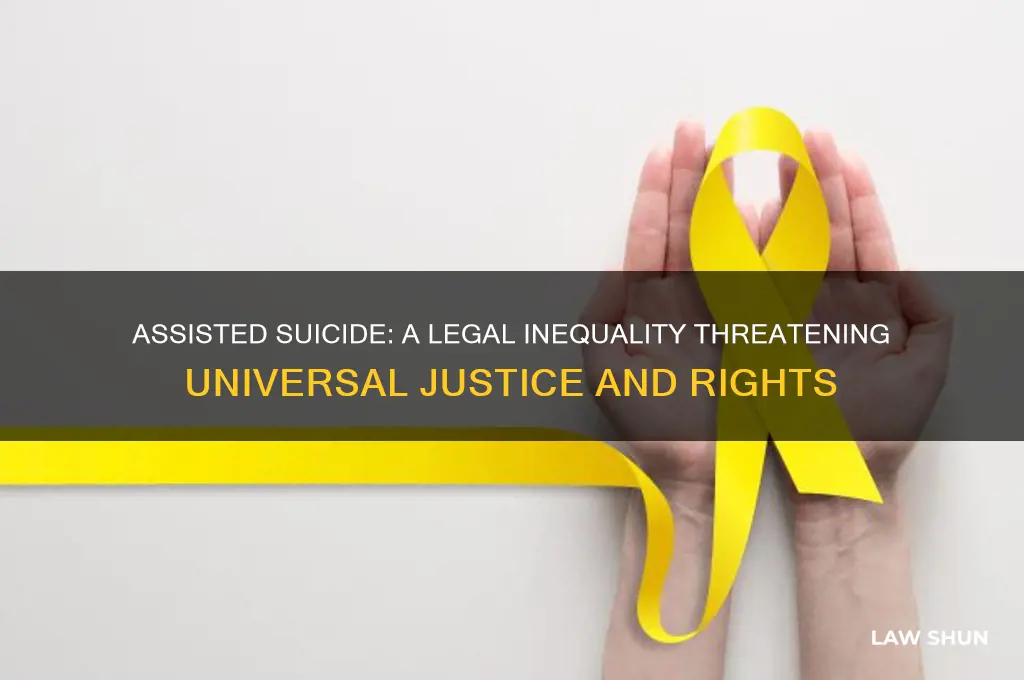 how does assisted suicide go against equality before the law