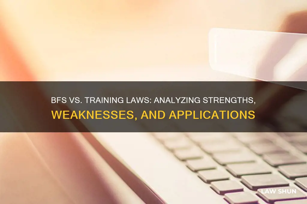 how does bfs compared to the seven laws of training