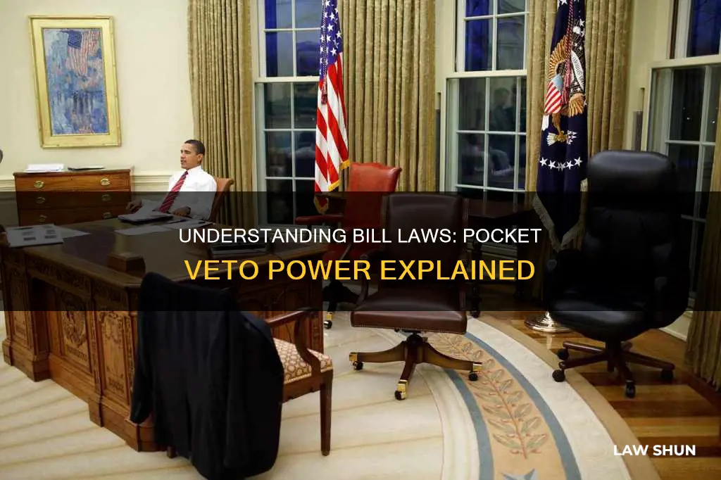 how does bill become a law through pocket vetoed