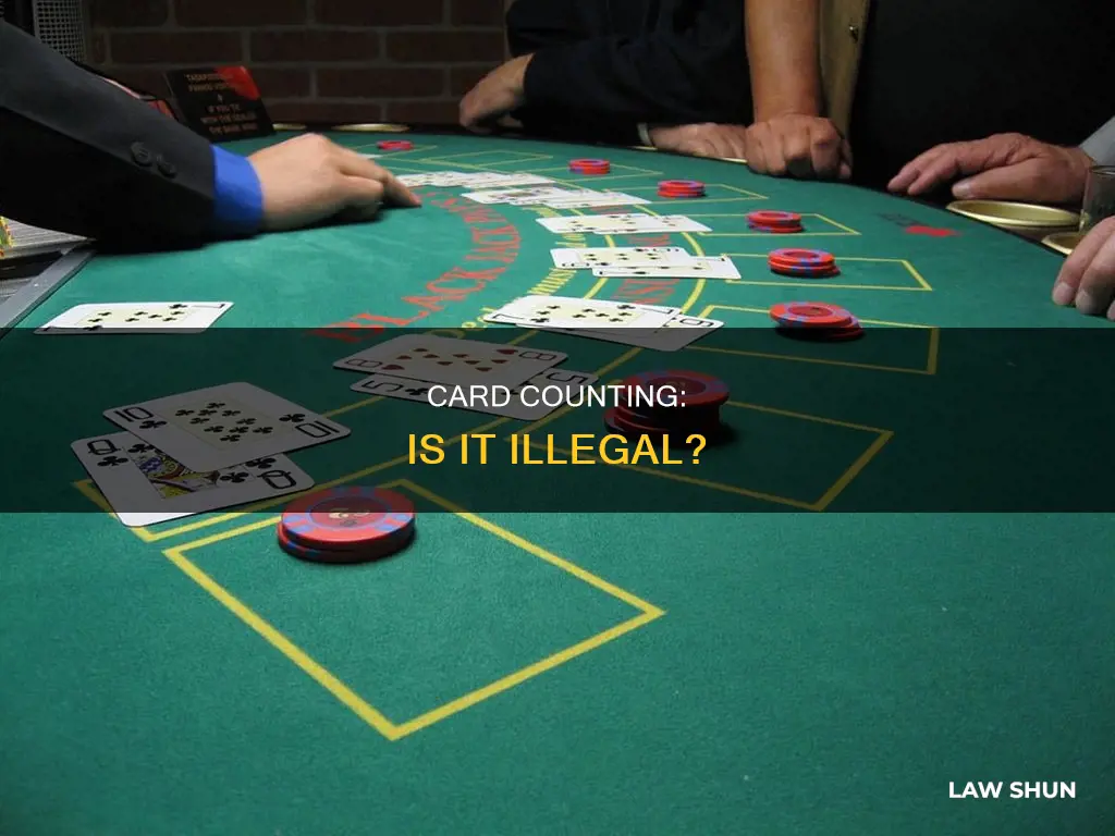 how does card counting break the law