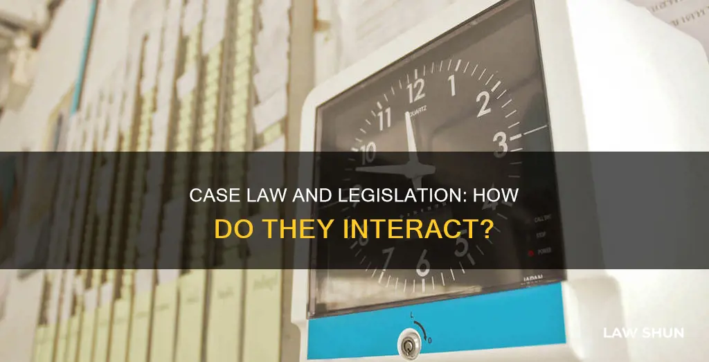 how does case law interact with legislation