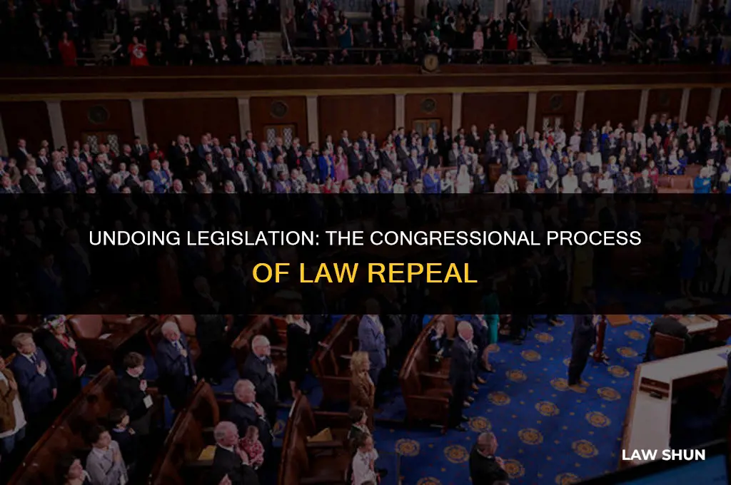 how does congress repeal a law