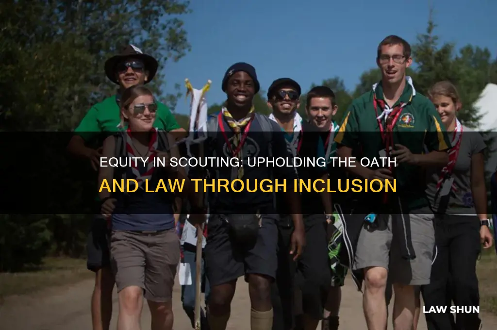 how does equity relate to the scout oath and law