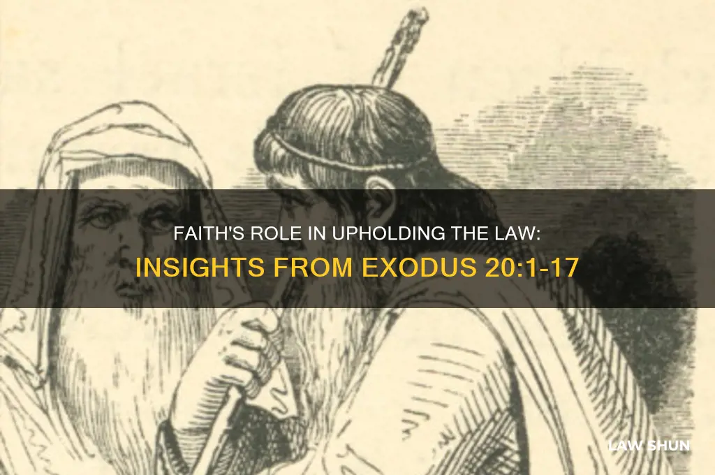 how does faith uphold the law exodus 20 1-17