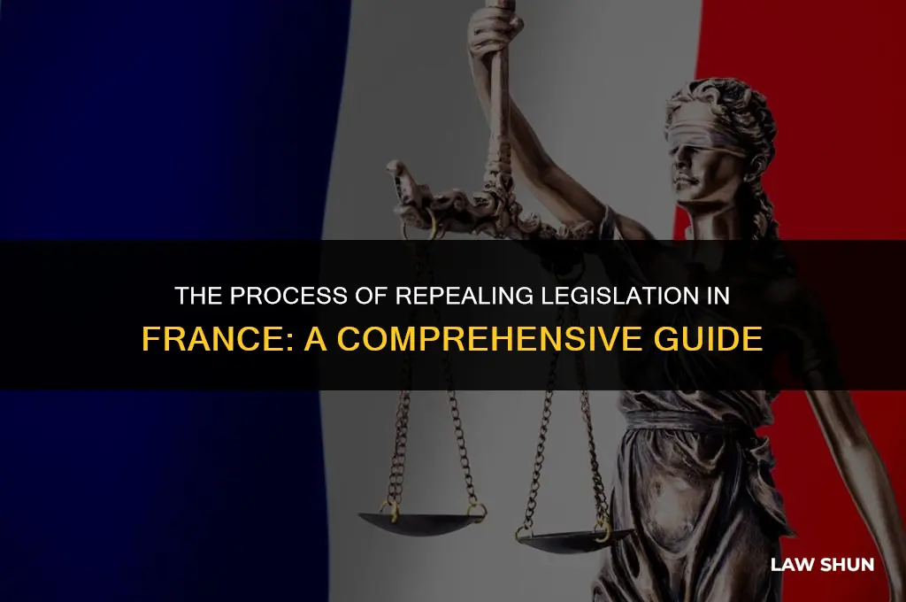 how does france remove a law